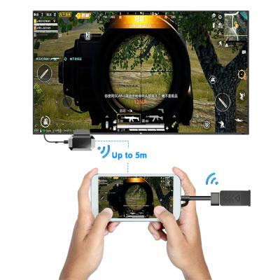 Bộ thu phát HDMI Không dây HT244W Plus 4K 5m dải tần 60GHz chính hãng - Điện thoại máy tính sang TVcc