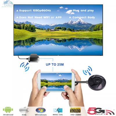 Bộ thu phát HDMI Không dây HT245W Plus 4K 25m dải tần 60GHz chính hãng - Điện thoại máy tính sang TV